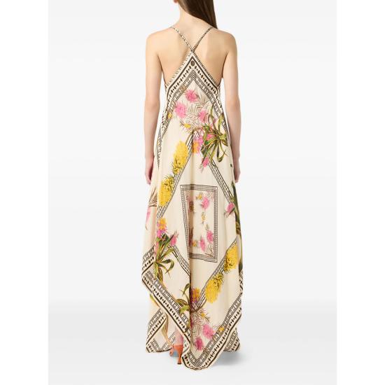 26SS 블루마린 롱 원피스 2A756A F8177 NEUTRALS - BLUMARINE
