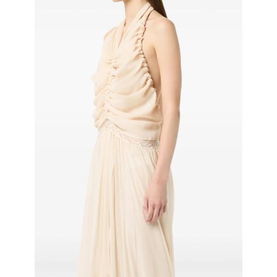 26SS 블루마린 롱 원피스 2A746A N0817 NEUTRALS - BLUMARINE