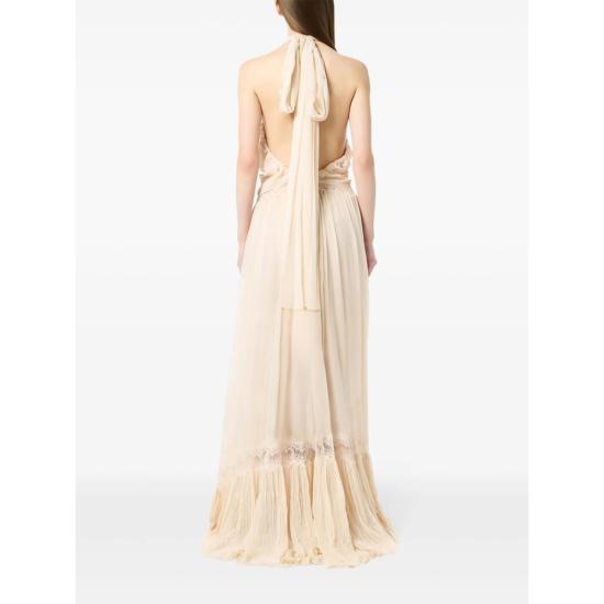 26SS 블루마린 롱 원피스 2A746A N0817 NEUTRALS - BLUMARINE
