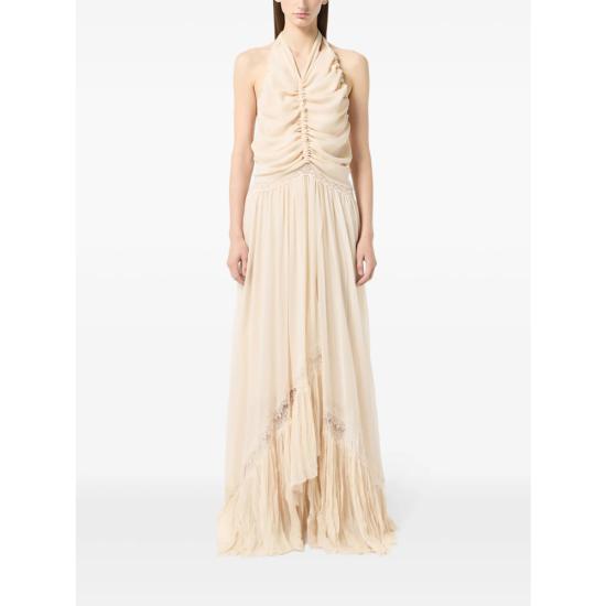 26SS 블루마린 롱 원피스 2A746A N0817 NEUTRALS - BLUMARINE