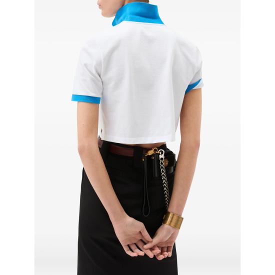 26SS 베르사체 폴로 티셔츠 1A17681 1024235 2W9H0 WHITE - VERSACE