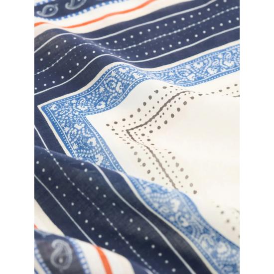 26SS 토템 머플러/스카프 253 WSC0106 FB0239 331 ECNAV WHITE BLUE - TOTEME