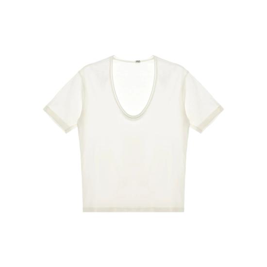 26SS 토템 반팔 티셔츠 253 WRT0527 FB0447 059 OFFWH WHITE