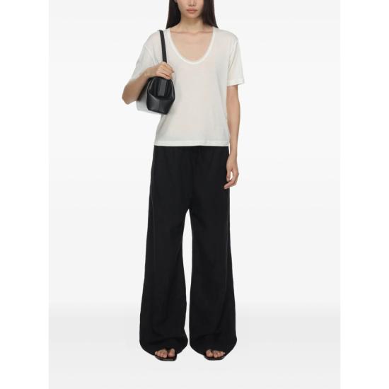 26SS 토템 반팔 티셔츠 253 WRT0527 FB0447 059 OFFWH WHITE - TOTEME