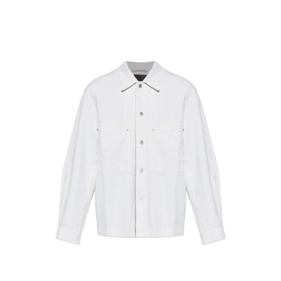 26SS 르메르 긴팔 셔츠 SH1241 LD1069 WH086 WHITE