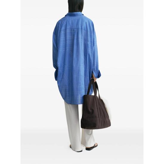 26SS 토템 셔츠 253 WRD0254 FB0239 276 CABAL BLUE - TOTEME