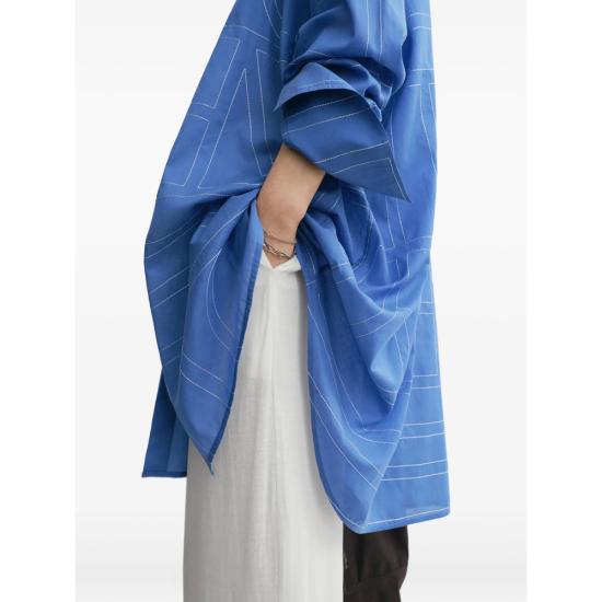 26SS 토템 셔츠 253 WRD0254 FB0239 276 CABAL BLUE - TOTEME