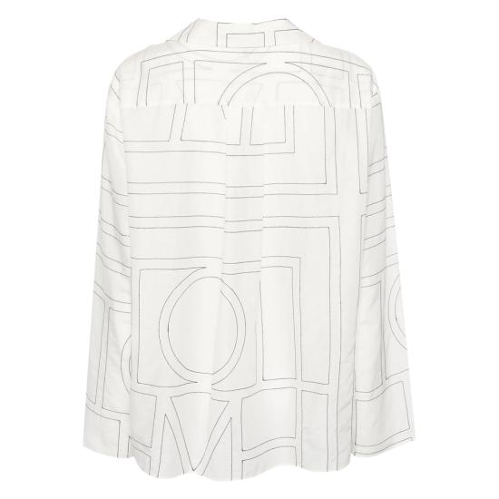 26SS 토템 셔츠 243 WRT976 FB0239 200 WHIBK WHITE BLACK - TOTEME