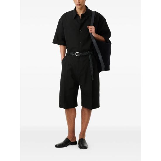 26SS 스튜디오 니콜슨 반팔 셔츠 SNM 1267 SANKO BLACK - STUDIO NICHOLSON