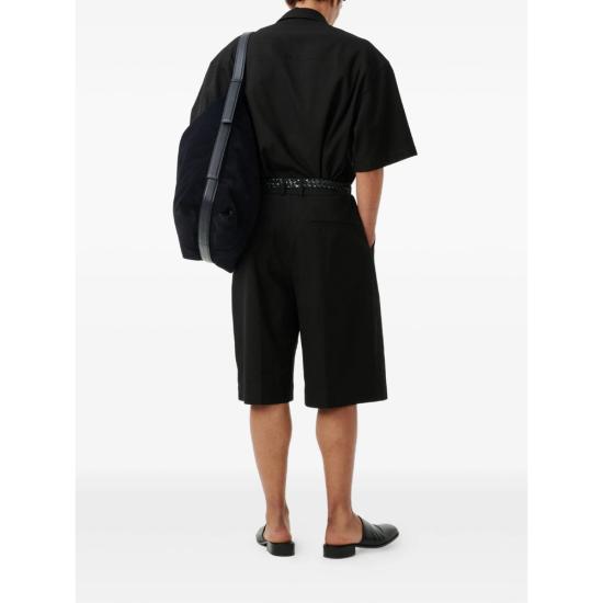 26SS 스튜디오 니콜슨 반팔 셔츠 SNM 1267 SANKO BLACK - STUDIO NICHOLSON