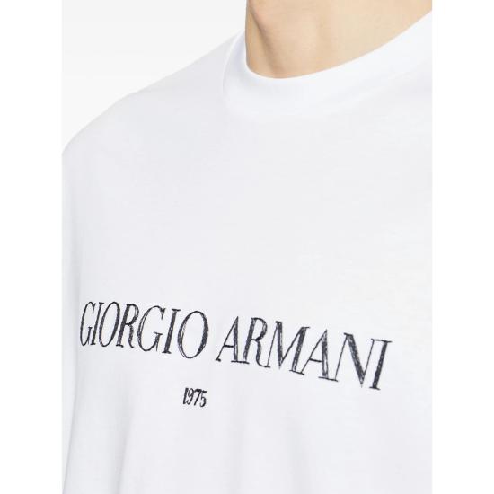 26SS 조르지오 아르마니 반팔 티셔츠 TE10629 GM003613 U0006 WHITE - GIORGIO ARMANI