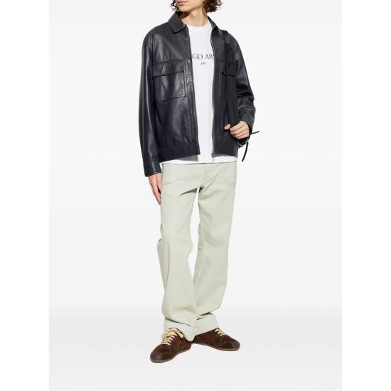 26SS 조르지오 아르마니 반팔 티셔츠 TE10629 GM003613 U0006 WHITE - GIORGIO ARMANI