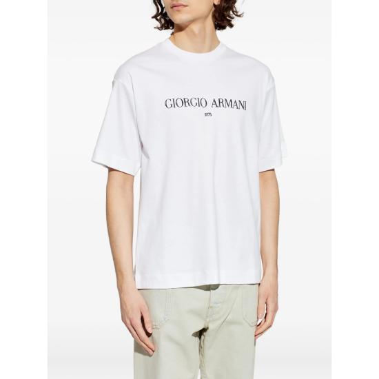 26SS 조르지오 아르마니 반팔 티셔츠 TE10629 GM003613 U0006 WHITE - GIORGIO ARMANI