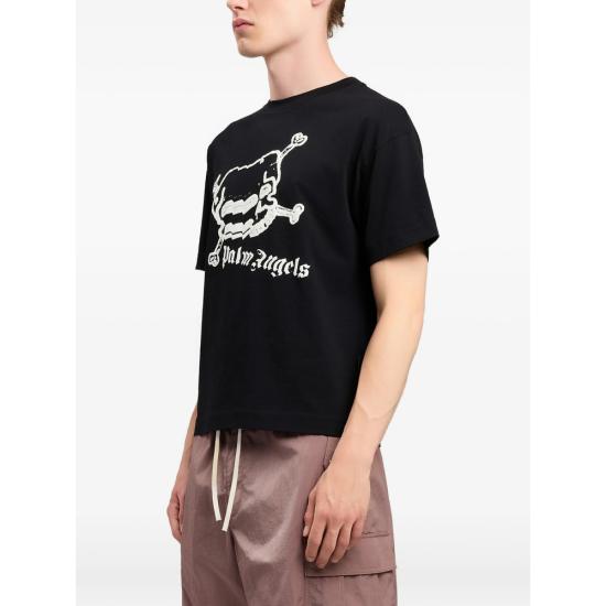 26SS 팜앤젤스 반팔 티셔츠 PMAA109S26 JER004 1003 BLACK - PALM ANGELS