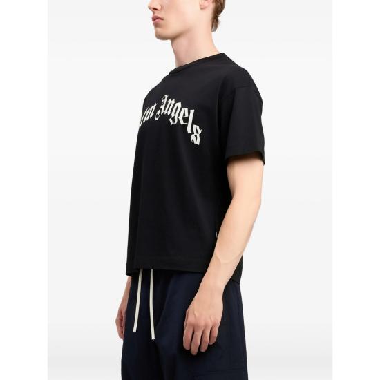 26SS 팜앤젤스 반팔 티셔츠 PMAA109S26 JER00G 1003 BLACK - PALM ANGELS