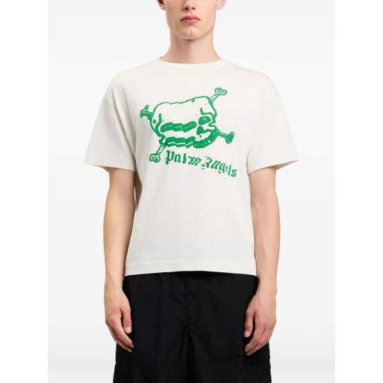 26SS 팜앤젤스 반팔 티셔츠 PMAA109S26 JER004 0355 NEUTRALS - PALM ANGELS