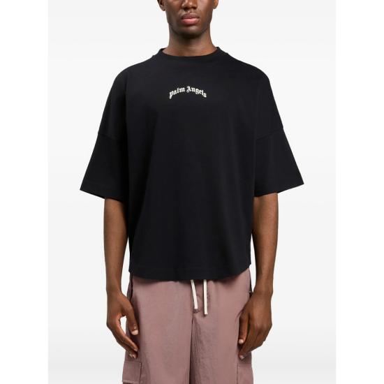 26SS 팜앤젤스 반팔 티셔츠 PMAA10BS26 JER007 1003 BLACK - PALM ANGELS