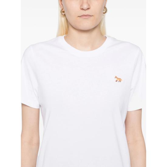 26SS 메종키츠네 베이비 폭스 레귤러 티셔츠 PW00115KJ7026 WHITE - MAISON KITSUNE