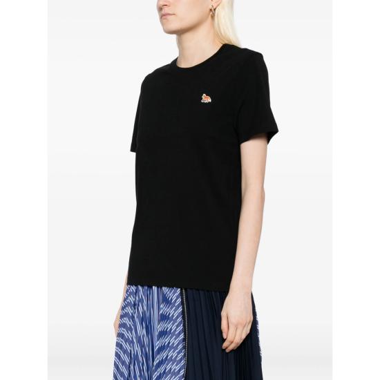 26SS 메종키츠네 베이비 폭스 레귤러 티셔츠 PW00115KJ7026 BLACK - MAISON KITSUNE