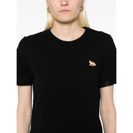 26SS 메종키츠네 베이비 폭스 레귤러 티셔츠 PW00115KJ7026 BLACK - MAISON KITSUNE