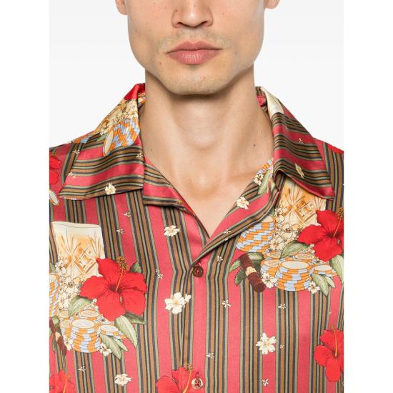 26SS 드롤드무슈 반팔 셔츠 K SH230 VI031 PINK PINK BROWN - DROLE DE MONSIEUR