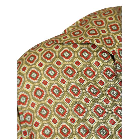 26SS 드롤드무슈 긴팔 셔츠 K SH233 VI032 KAKI GREEN RED - DROLE DE MONSIEUR