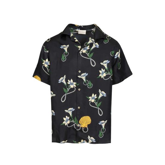 26SS 드롤드무슈 반팔 셔츠 K SH230 SE023 NAVY BLACK