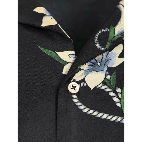 26SS 드롤드무슈 반팔 셔츠 K SH230 SE023 NAVY BLACK - DROLE DE MONSIEUR