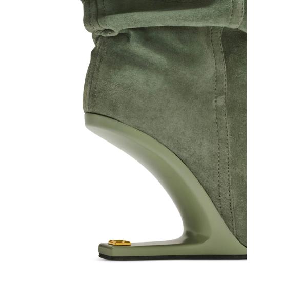 26SS 발망 부츠 GN0TA236 LCMK 7FR GREEN - BALMAIN