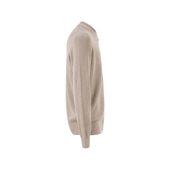 26SS 브루넬로 쿠치넬리 집업 니트 M29400006 CBD04 NEUTRALS - BRUNELLO CUCINELLI