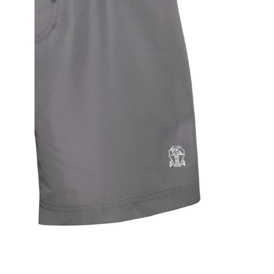 26SS 브루넬로 쿠치넬리 로고 스윔 팬츠 MW817043 CYN15 GREY - BRUNELLO CUCINELLI