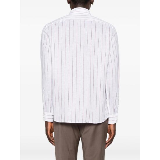 26SS 브루넬로 쿠치넬리 긴팔 셔츠 MM6860627 C151 WHITE - BRUNELLO CUCINELLI