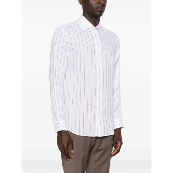 26SS 브루넬로 쿠치넬리 긴팔 셔츠 MM6860627 C151 WHITE - BRUNELLO CUCINELLI