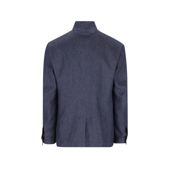 26SS 에르메네질도제냐 수트 자켓 R373C74A3 1VHKQ0 7R BLUE - ERMENEGILDO ZEGNA