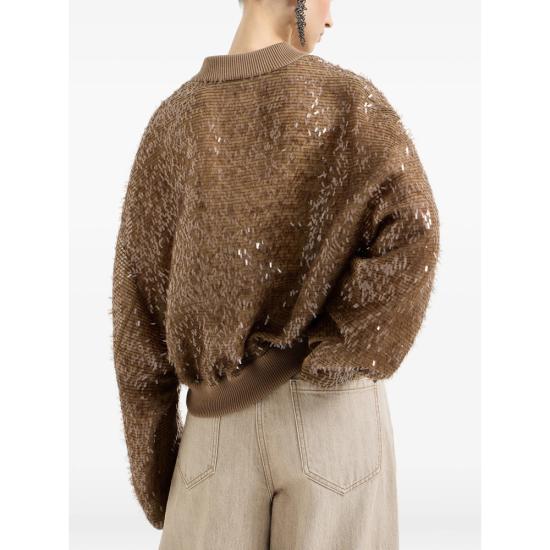 26SS 브루넬로 쿠치넬리 봄버 자켓 MF940HW306 C9267 BROWN - BRUNELLO CUCINELLI