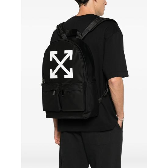 26SS 오프화이트 백팩 OMNB12BS26FA B001 1001 BLACK - OFF WHITE