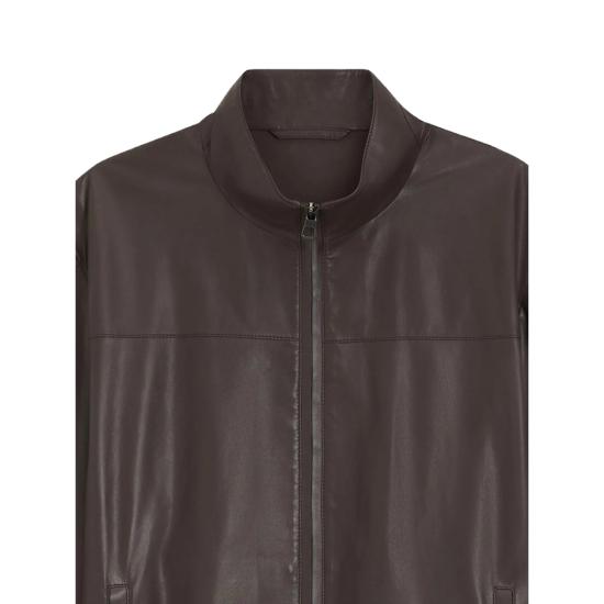 26SS 보스 가죽 자켓 50562919 210 BROWN - BOSS