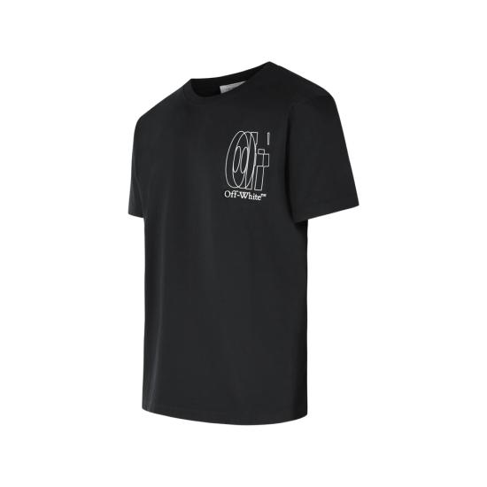 26SS 오프화이트 반팔 티셔츠 44MAA027S26 J003 001 BLACK - OFF WHITE