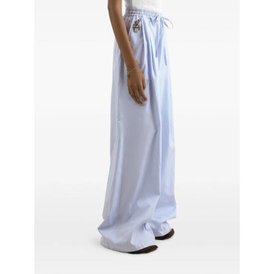 26SS 돌체앤가바나 팔라초 팬츠 FTDLFZ FR536 S8051 BLUE WHITE - DOLCE & GABBANA