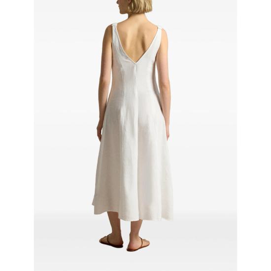 26SS 랄프 로렌 롱 원피스 211B20517001 WHITE - RALPH LAUREN