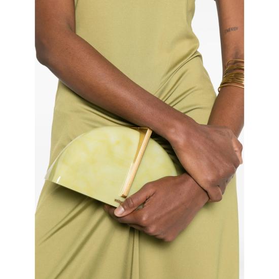 26SS 컬트 가이아 클러치/파우치 HDBCL28820AC29 LAGUNA DOMIN GREEN - CULT GAIA