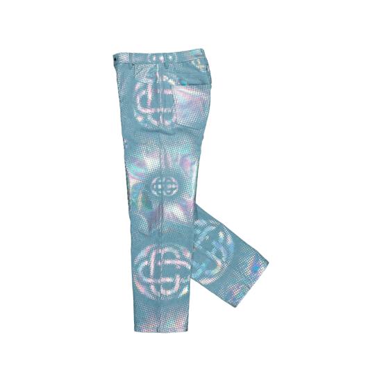26SS 카사블랑카 데님 팬츠 SS26 TR 424 01 MONOG BLUE - CASABLANCA