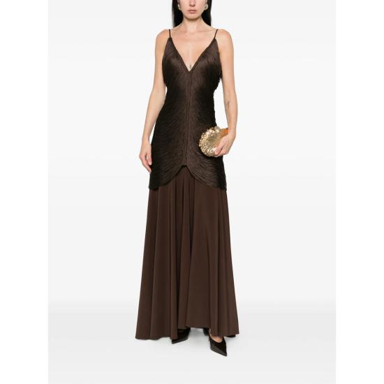 26SS 블레스 롱 원피스 NOSTALGIA DKBRO BROWN - BLESS