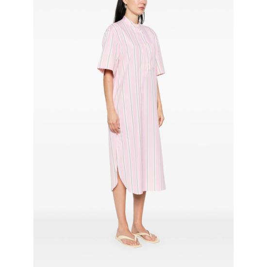 26SS 쉐르 미디 원피스 ROB0685 ILYA ROGRI PINK WHITE - SOEUR