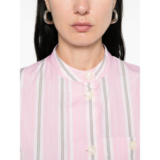 26SS 쉐르 미디 원피스 ROB0685 ILYA ROGRI PINK WHITE - SOEUR