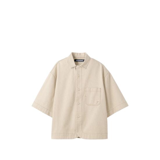 26SS 자크뮈스 반팔 셔츠 SHM00585 AD00044 130 NEUTRALS