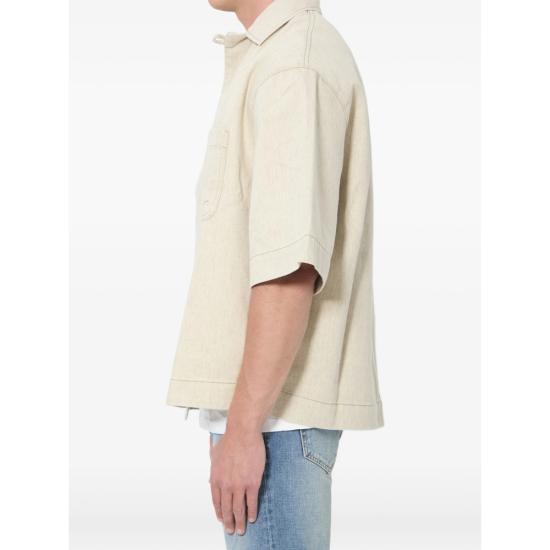 26SS 자크뮈스 파얀 박시 쇼트 슬리브 데님 셔츠 SHM00585 AD00044 130 NEUTRALS - JACQUEMUS