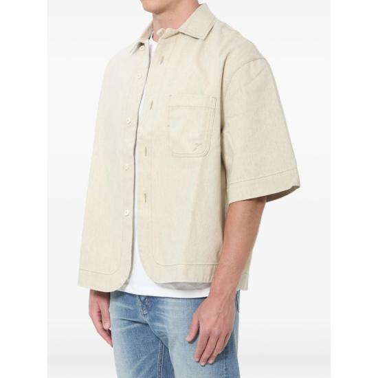 26SS 자크뮈스 파얀 박시 쇼트 슬리브 데님 셔츠 SHM00585 AD00044 130 NEUTRALS - JACQUEMUS
