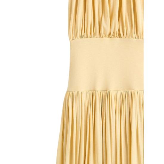 26SS 토템 롱 원피스 262 WRD0320 FB0635 312 CHAMP YELLOW - TOTEME