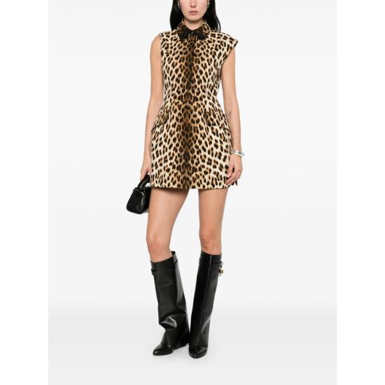 26SS 스포트막스 이어링 SPXLONZA 217 001 BROWN WHITE - SPORTMAX